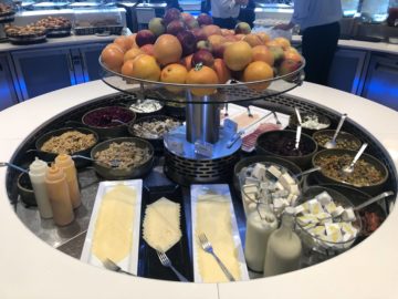 the loft by brussels airlines buffet bereich