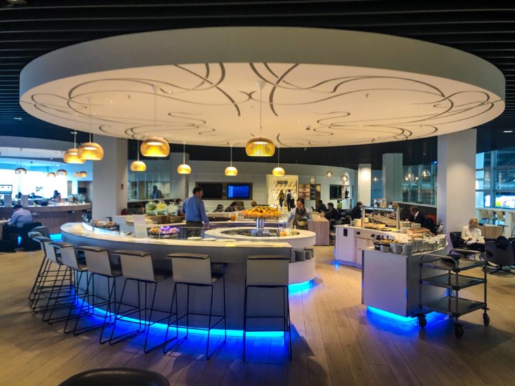 the loft by brussels airlines buffetbereich close