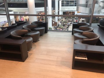 the loft by brussels airlines sitze hinten buffetbereich