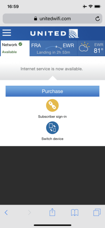 united airlines business class boeing 787 10 wifi kaufen