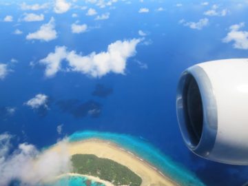 united island hopper landeanflug majuro 1