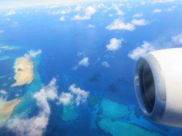 united island hopper landeanflug majuro 3