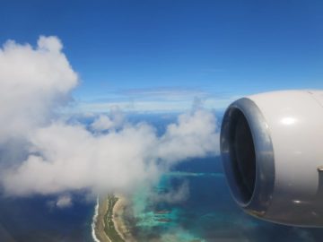united island hopper landeanflug majuro 6