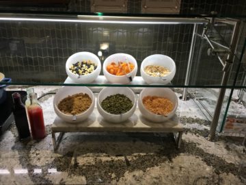 united polaris lounge los angeles fruehstuecksbuffet 2
