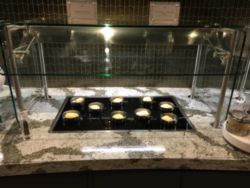 united polaris lounge los angeles fruehstuecksbuffet 6