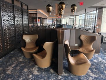 united polaris lounge newark nyc blick in die lounge