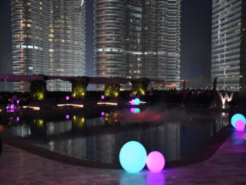 w kuala lumpur wet nacht